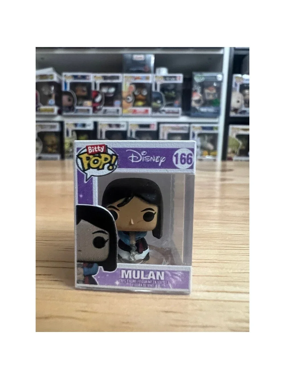 BITTY Mulan 1-Inch Funko Pop #166 Disney Princesses Movies Princess China Sword
